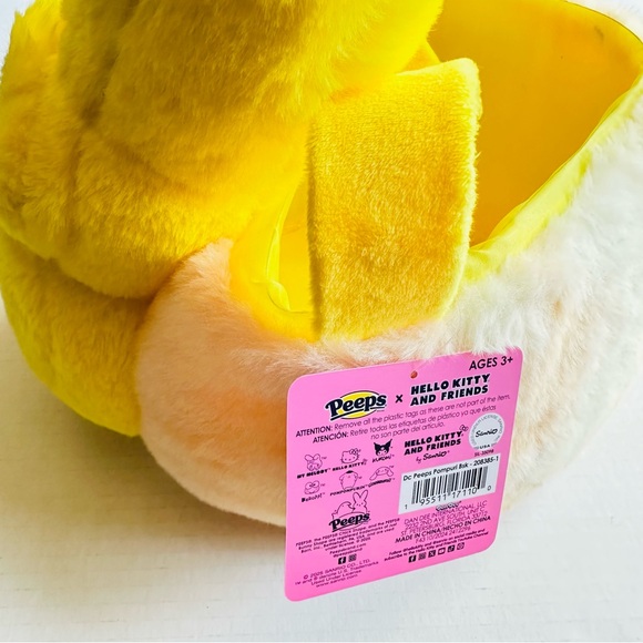Peeps x Hello Kitty Pompompurin Easter Bunny Basket NEW - Picture 6 of 8